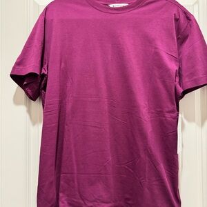 Athleta True Cotton Tee in Plum